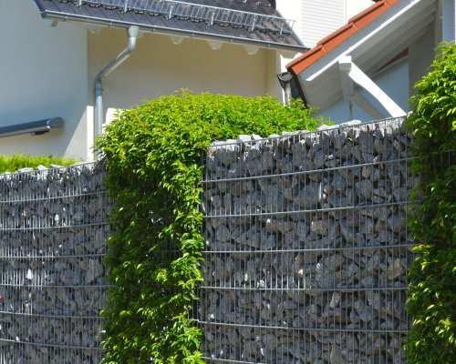 Gabionenwand